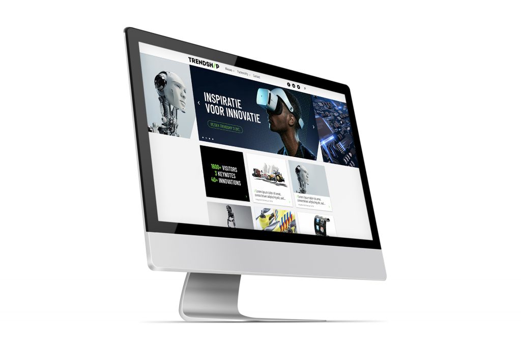 Trendship iMac website